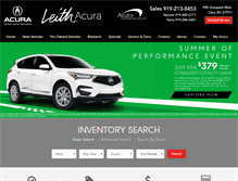 Tablet Screenshot of leithacura.com